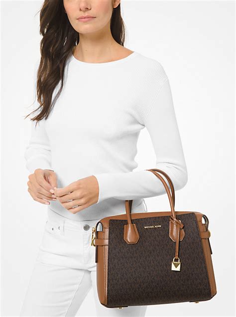 mercer mini michael kors|Michael Kors mercer belted satchel.